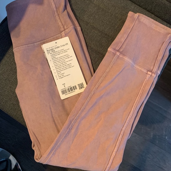 Lululemon Wunder Under 23" ribbed to dye for limited edition. - Picture 2 of 5